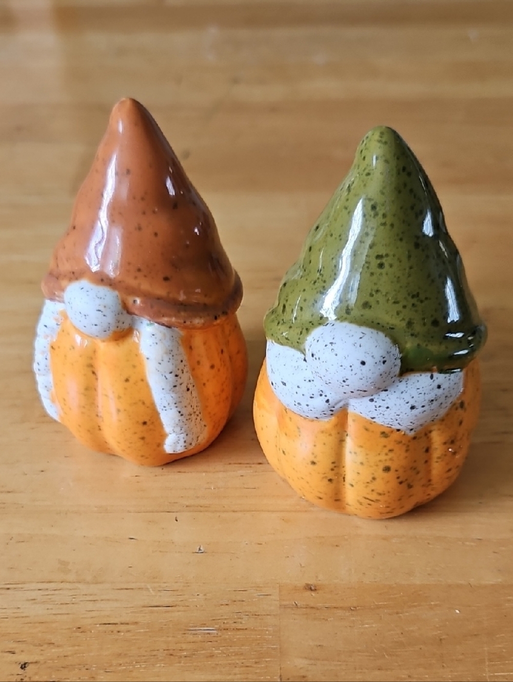 Pumpkin Gnome Salt & Pepper Shakers